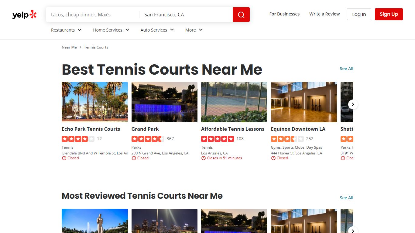 Best Tennis Courts Near Me - Yelp