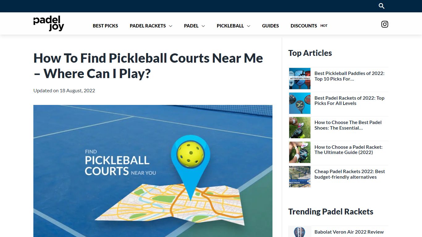 How To Find Pickleball Courts Near Me (2022) | PadelJoy